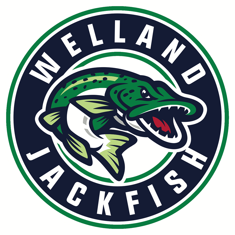 Welland Jackfish 2018-Pres Alternate Logo v2 iron on transfers for T-shirts